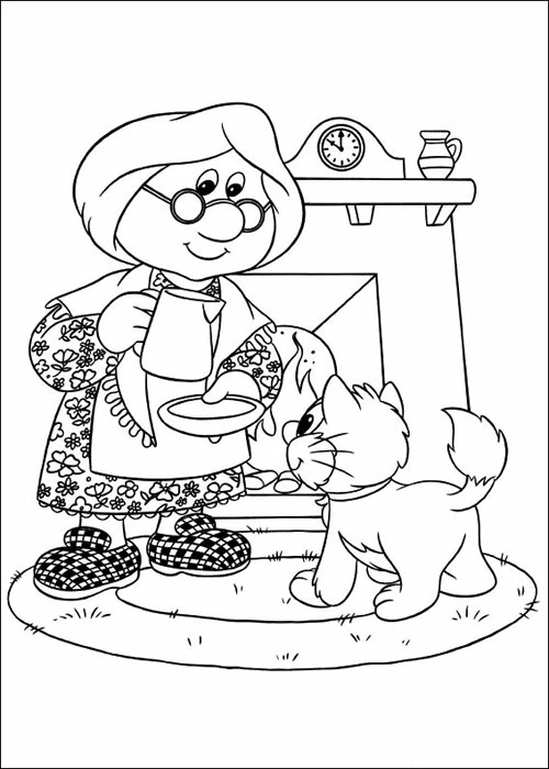 Coloriage gratuit Pierre le facteur #49562 de la collection Dessins animés et séries animées à imprimer