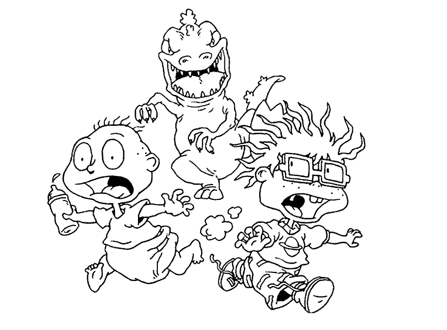 Coloriage imprimable Razmoket #52720 de la collection Dessins animés et séries animées à colorier aux crayons