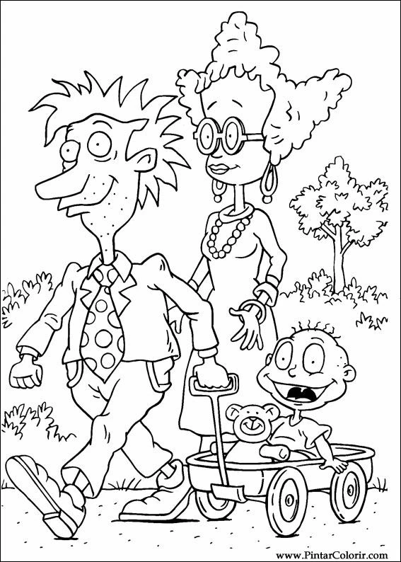 Joli coloriage Razmoket #52766 de la collection Dessins animés et séries animées, prêt à imprimer pour petits et grands