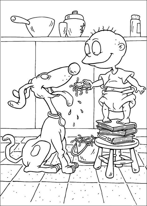 Joli coloriage Razmoket #52772 de la collection Dessins animés et séries animées, prêt à imprimer pour petits et grands