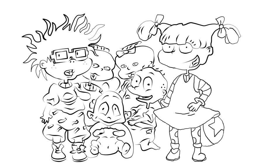 Coloriage gratuit Razmoket #52787 de la collection Dessins animés et séries animées à imprimer