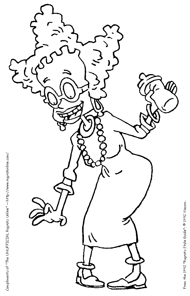 Illustration au trait Razmoket #52915 de la collection Dessins animés et séries animées à colorier gratuitement