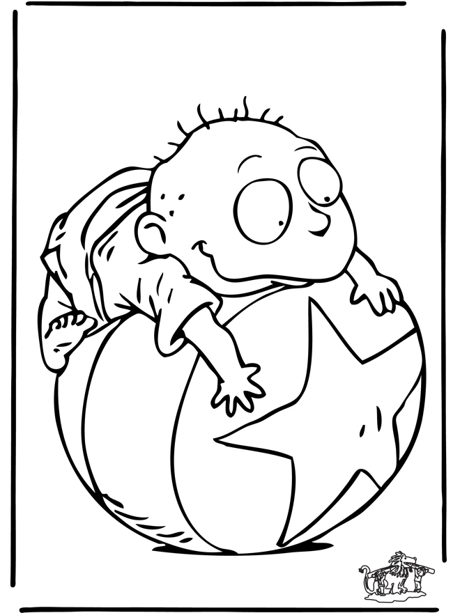 Illustration au trait Razmoket #52960 de la collection Dessins animés et séries animées à colorier gratuitement