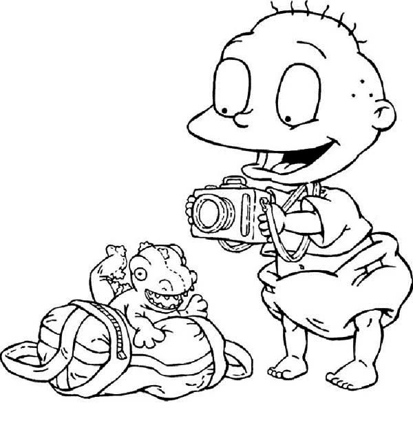 Dessin à colorier Razmoket #52963 issu de la collection Dessins animés et séries animées, prêt à imprimer