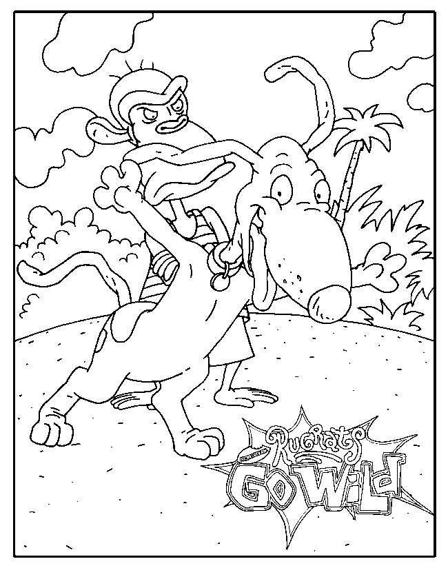 Page de coloriage Razmoket #52964, collection Dessins animés et séries animées, à imprimer et colorier