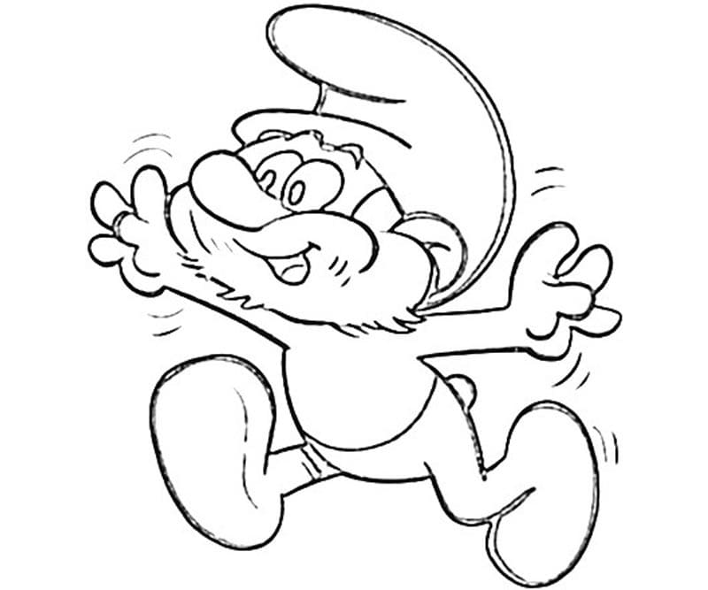Coloriage gratuit pour enfants et adultes Schtroumpfs #179038, collection Dessins animés et séries animées