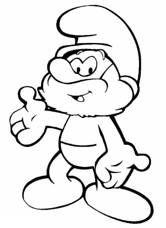Dessin Schtroumpfs #179040 à colorier de la série Dessins animés et séries animées, gratuit à télécharger et imprimer
