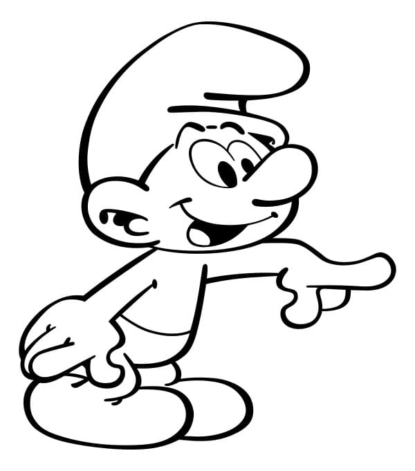 Coloriage gratuit pour enfants et adultes Schtroumpfs #179066, collection Dessins animés et séries animées