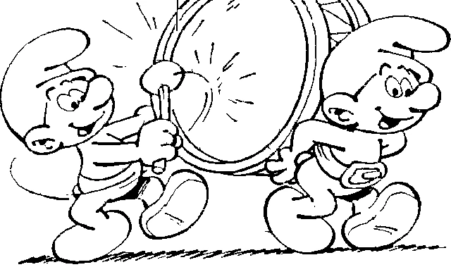 Coloriage à imprimer Schtroumpfs #34705 de la série Dessins animés et séries animées, gratuit pour enfants et adultes