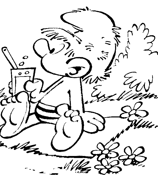 Coloriage gratuit Schtroumpfs #34724 de la collection Dessins animés et séries animées à imprimer
