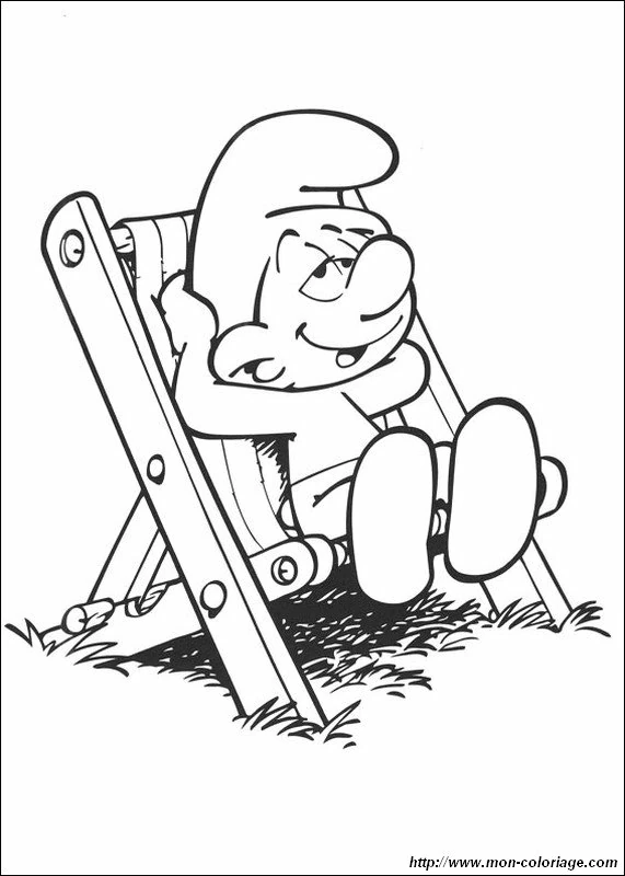 Dessin Schtroumpfs #34891 à colorier de la série Dessins animés et séries animées, gratuit à télécharger et imprimer