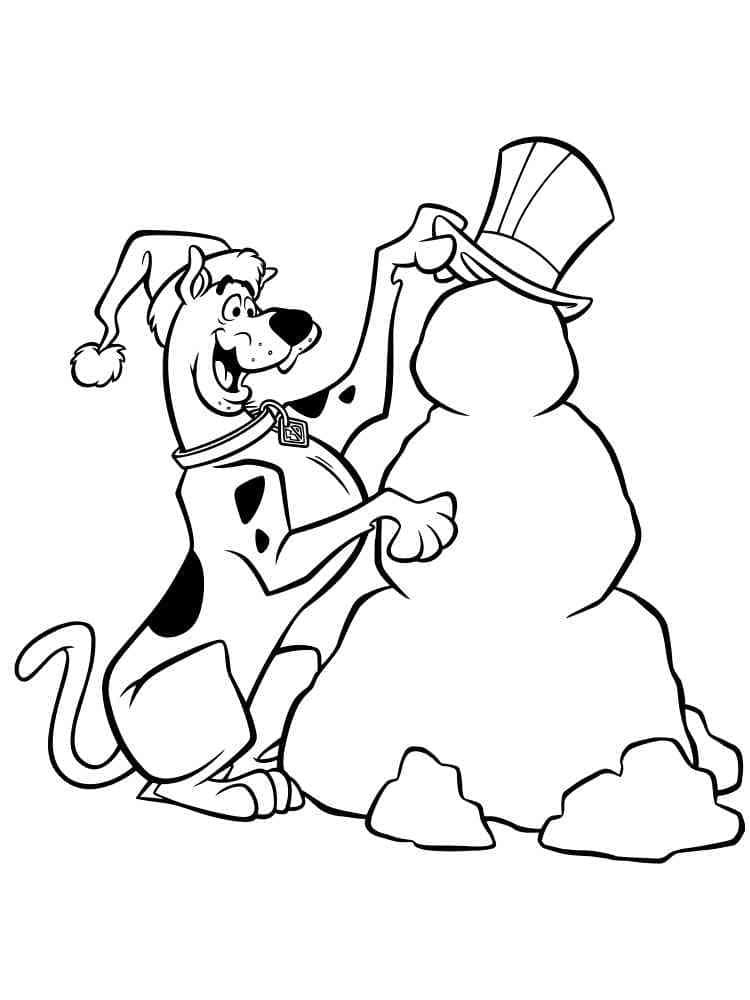Page de coloriage Scooby doo #196993, collection Dessins animés et séries animées, à imprimer et colorier