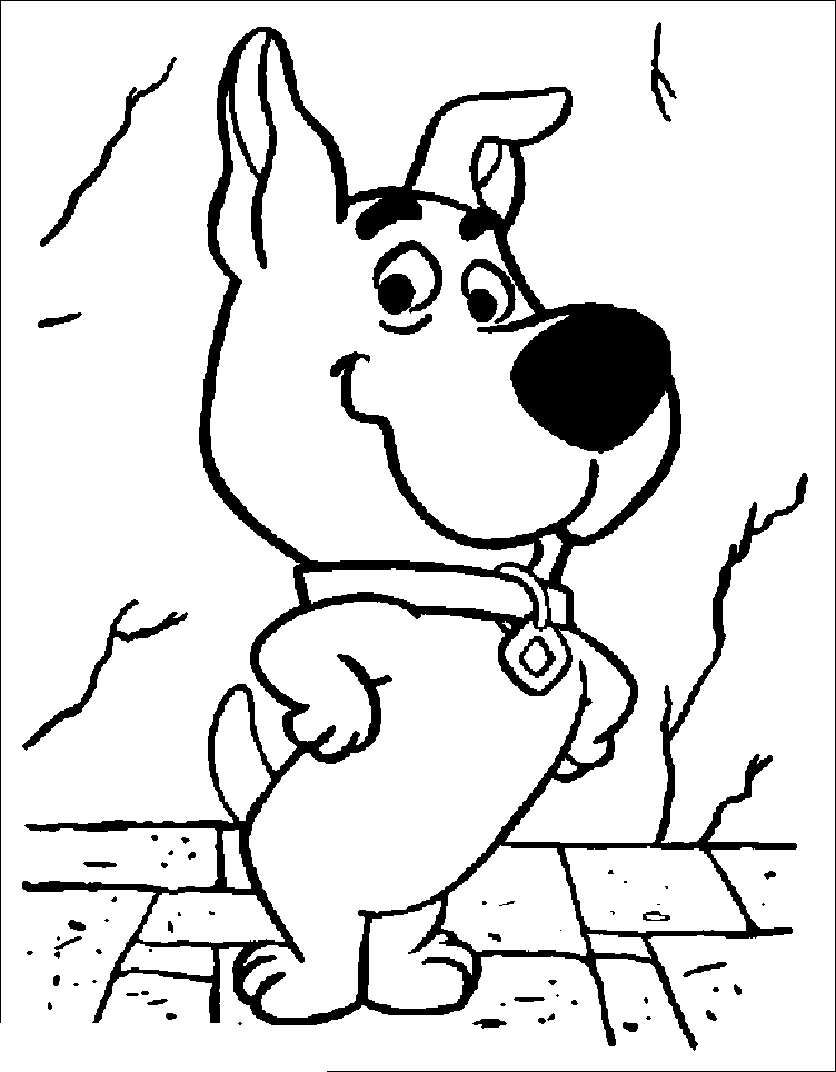 Dessin à colorier: Scooby doo (Dessins animés et séries animées) #31315 - Coloriages à Imprimer Gratuits