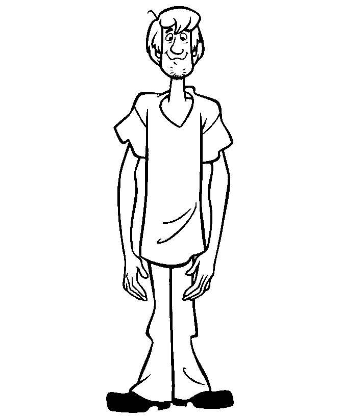 Dessin à colorier: Scooby doo (Dessins animés et séries animées) #31395 - Coloriages à Imprimer Gratuits