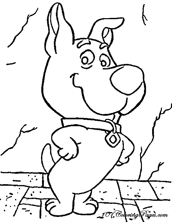 Dessin à colorier: Scooby doo (Dessins animés et séries animées) #31405 - Coloriages à Imprimer Gratuits