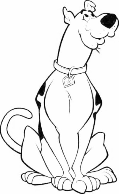 Dessin à colorier: Scooby doo (Dessins animés et séries animées) #31422 - Coloriages à Imprimer Gratuits