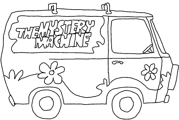 Dessin à colorier: Scooby doo (Dessins animés et séries animées) #31465 - Coloriages à Imprimer Gratuits