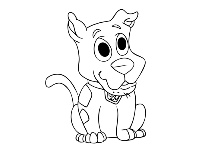 Dessin à colorier: Scooby doo (Dessins animés et séries animées) #31540 - Coloriages à Imprimer Gratuits