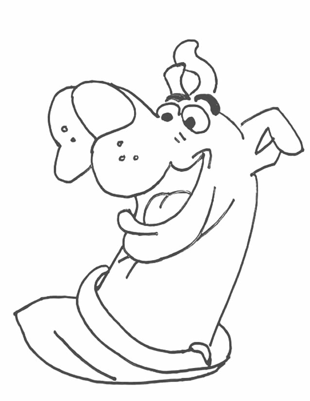 Dessin à colorier: Scooby doo (Dessins animés et séries animées) #31552 - Coloriages à Imprimer Gratuits