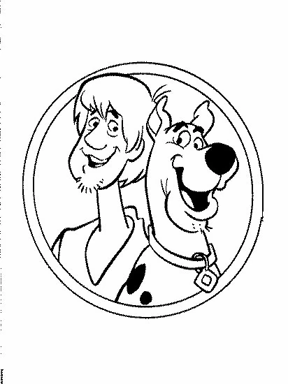 Illustration au trait Scooby doo #31612 de la collection Dessins animés et séries animées à colorier gratuitement