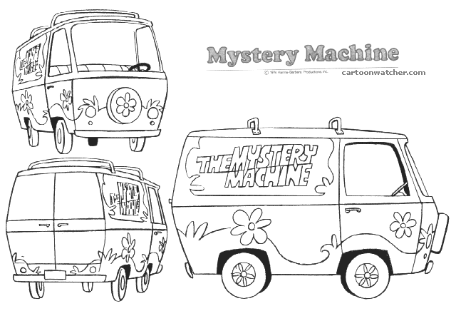 Dessin à colorier: Scooby doo (Dessins animés et séries animées) #31627 - Coloriages à Imprimer Gratuits