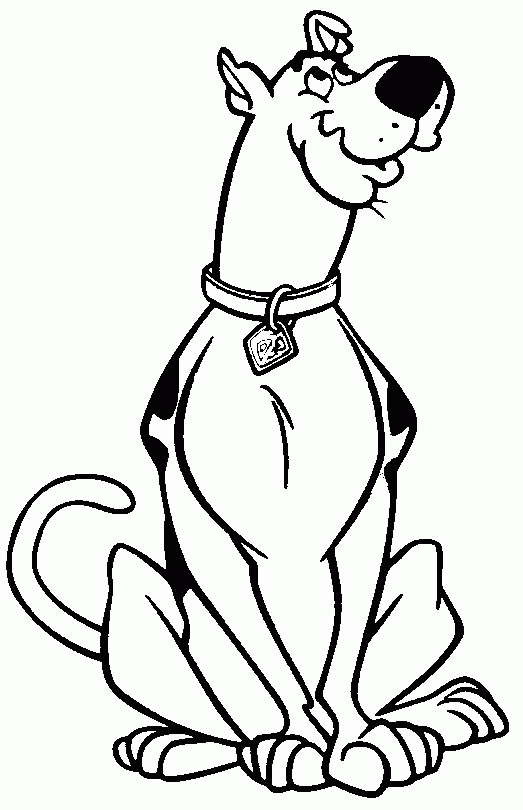 Dessin à colorier: Scooby doo (Dessins animés et séries animées) #31694 - Coloriages à Imprimer Gratuits