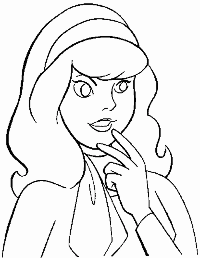 Coloriage gratuit Scooby doo #31713 de la collection Dessins animés et séries animées à imprimer