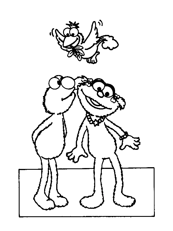 Page de coloriage Sesame street #32268, collection Dessins animés et séries animées, à imprimer et colorier