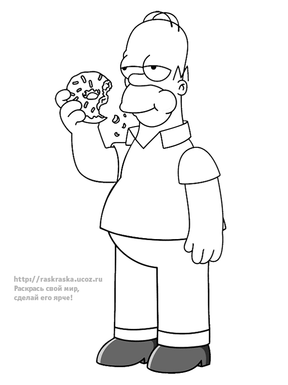 Coloriage gratuit Simpson #23893 de la collection Dessins animés et séries animées à imprimer Coloriage gratuit Simpson #23893 de la collection Dessins animés et séries animées à imprimer