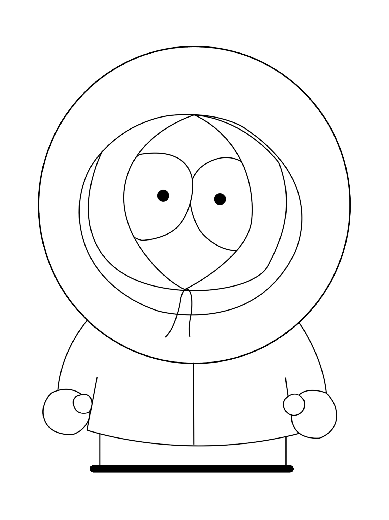 Illustration au trait South Park #31148 de la collection Dessins animés et séries animées à colorier gratuitement