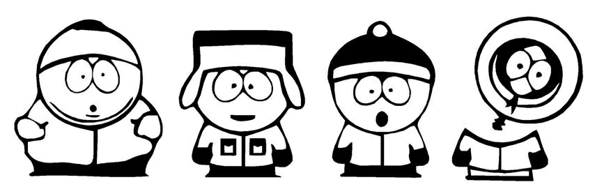 Joli coloriage South Park #31242 de la collection Dessins animés et séries animées, prêt à imprimer pour petits et grands