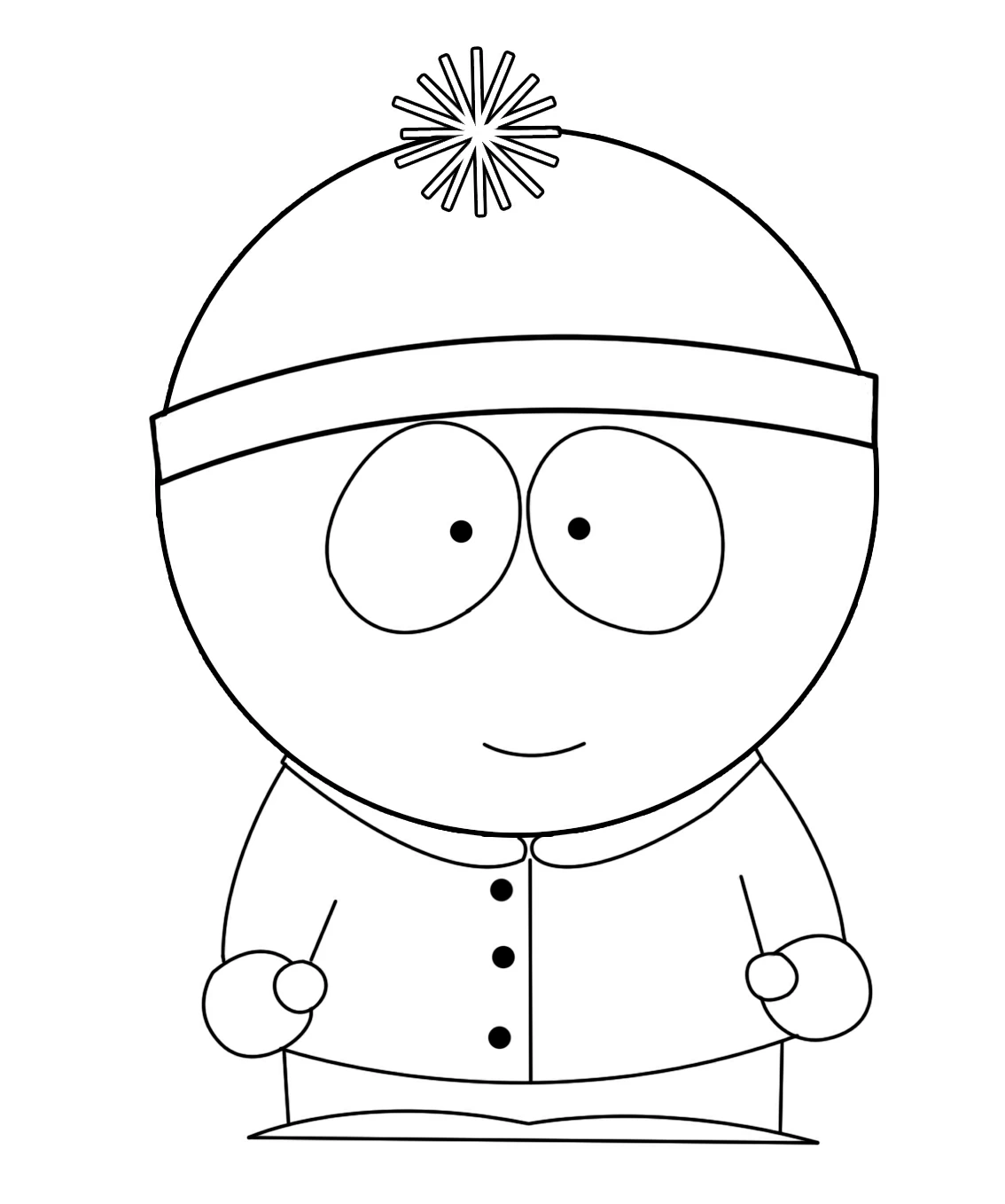 Coloriage South Park #31245 à imprimer gratuitement, extrait de la collection Dessins animés et séries animées