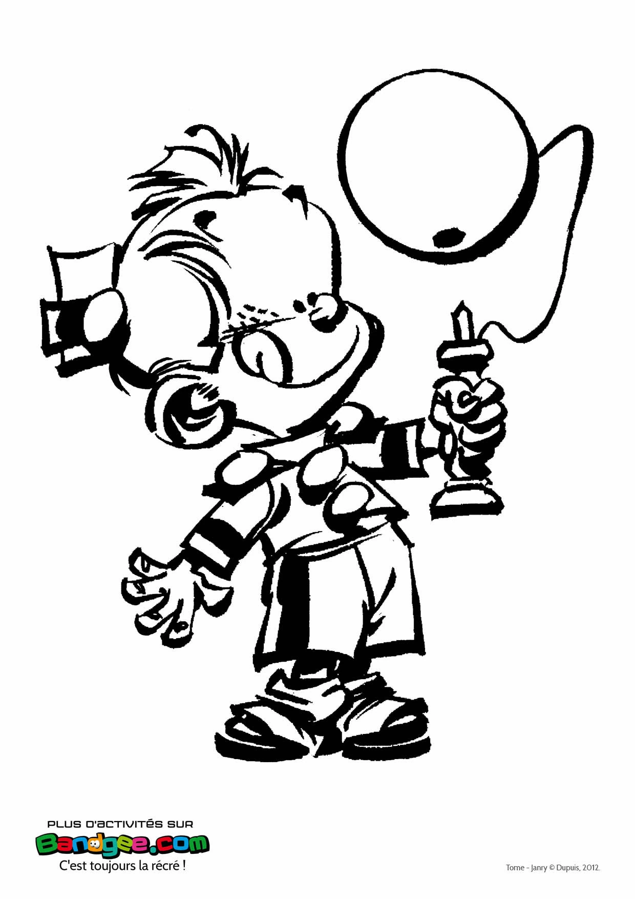 Coloriage gratuit Spirou #30523 de la collection Dessins animés et séries animées à imprimer Coloriage gratuit Spirou #30523 de la collection Dessins animés et séries animées à imprimer