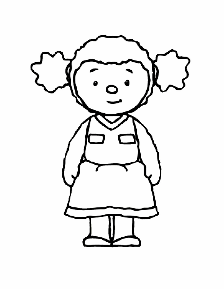 Dessin à colorier: T'choupi et Doudou (Dessins animés et séries animées) #34114 - Coloriages à Imprimer Gratuits