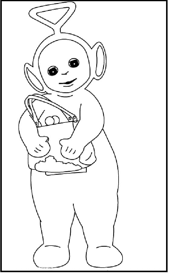 Joli coloriage Télétubbies #185992 de la collection Dessins animés et séries animées, prêt à imprimer pour petits et grands