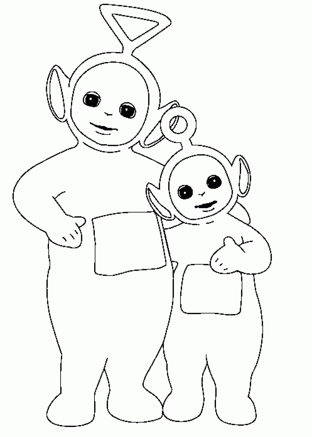 Dessin à colorier: Télétubbies (Dessins animés et séries animées) #49668 - Coloriages à Imprimer Gratuits