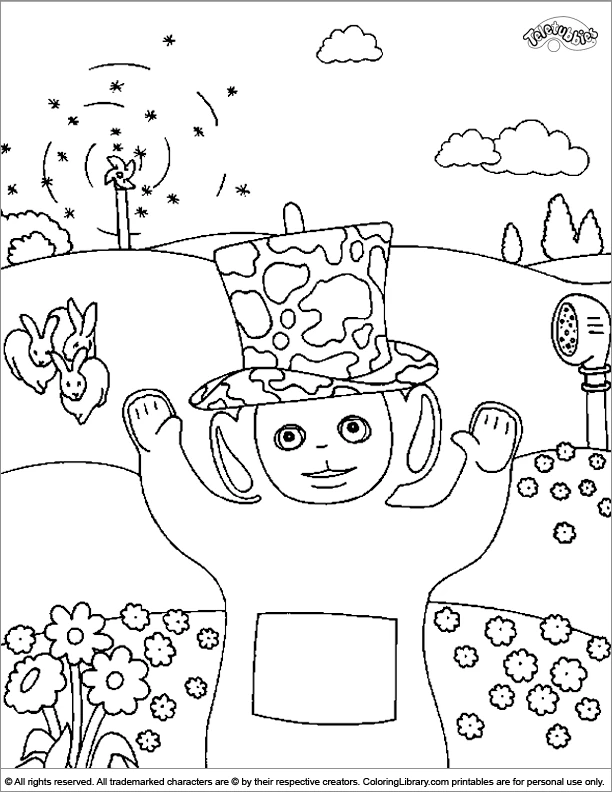 Coloriage à imprimer Télétubbies #49748 de la série Dessins animés et séries animées, gratuit pour enfants et adultes