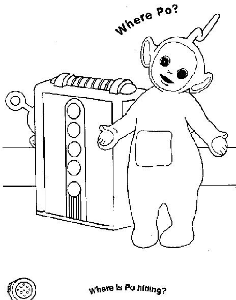 Dessin Télétubbies #49918 à colorier de la série Dessins animés et séries animées, gratuit à télécharger et imprimer