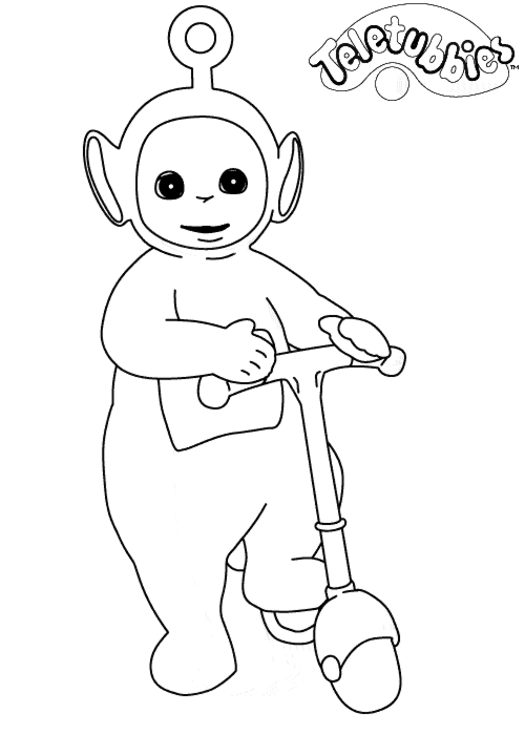 Dessin Télétubbies #49932 à colorier de la série Dessins animés et séries animées, gratuit à télécharger et imprimer