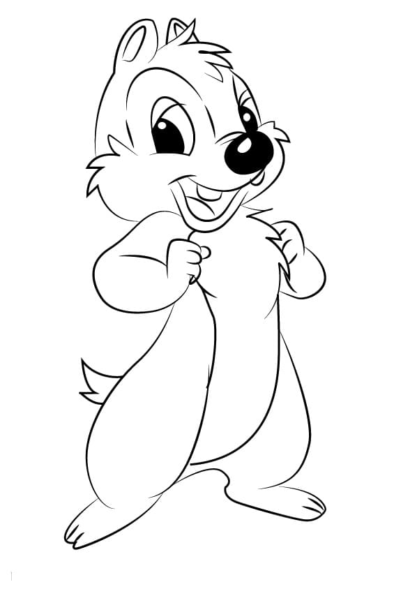 Coloriage à imprimer Tic et Tac pour enfant #185808 de la série Dessins animés et séries animées, gratuit pour enfants et adultes