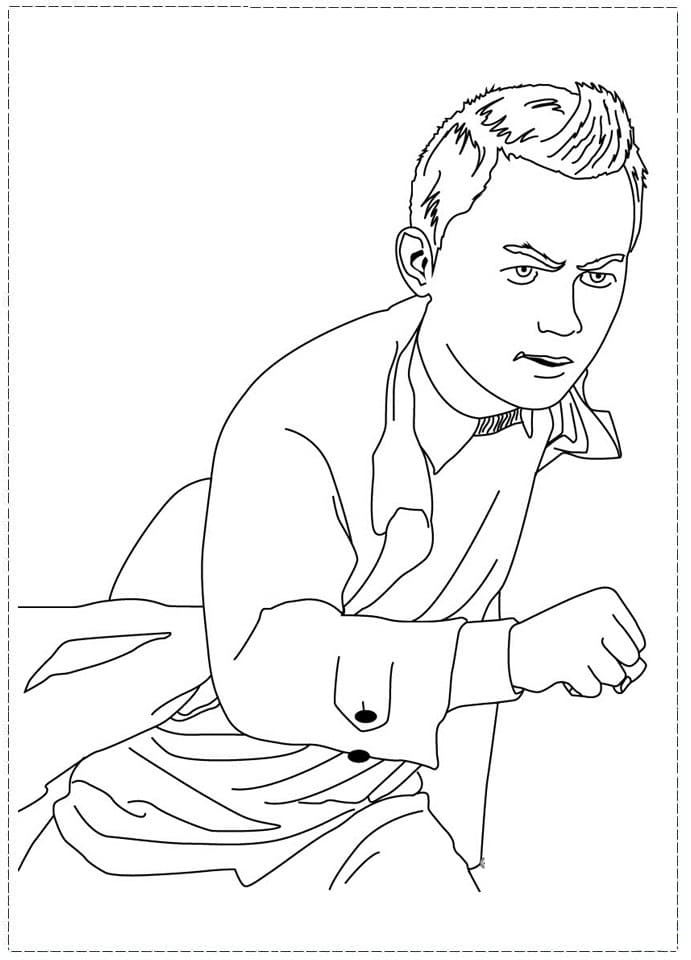 Coloriage gratuit Tintin #185973 de la collection Dessins animés et séries animées à imprimer