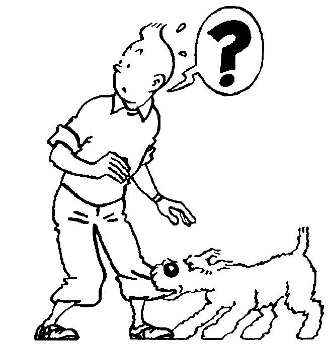 Dessin Tintin #25711 à colorier de la série Dessins animés et séries animées, gratuit à télécharger et imprimer