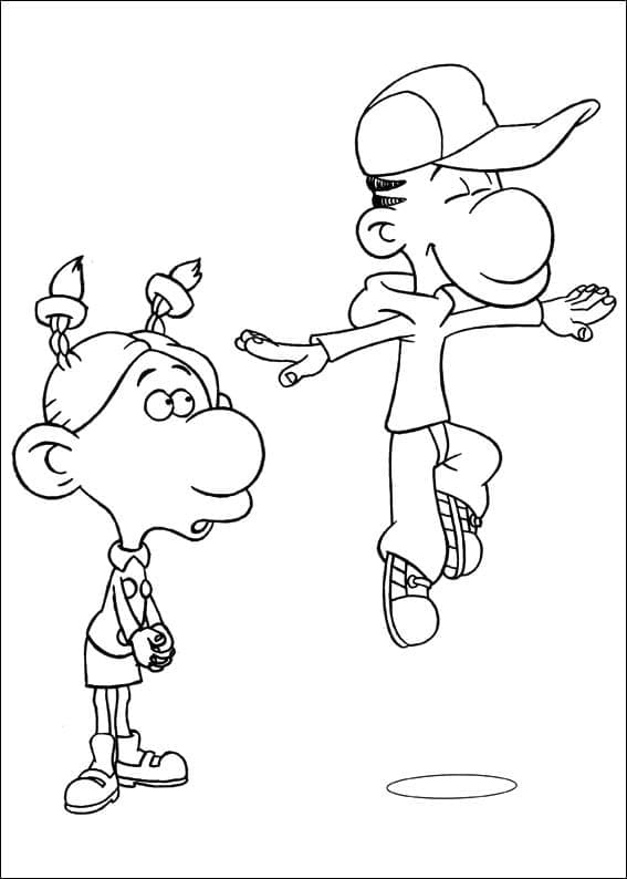 Joli coloriage Titeuf #181865 de la collection Dessins animés et séries animées, prêt à imprimer pour petits et grands