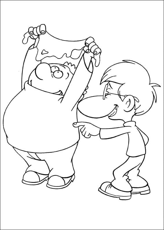Coloriage gratuit Titeuf #181866 de la collection Dessins animés et séries animées à imprimer