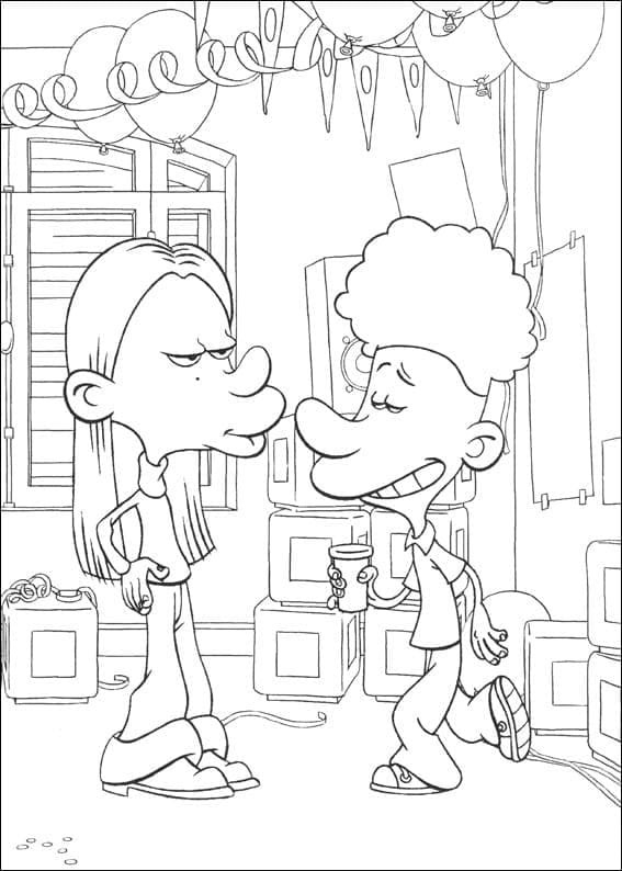 Coloriage gratuit pour enfants et adultes Titeuf #181872, collection Dessins animés et séries animées
