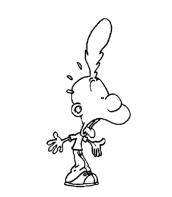 Coloriage gratuit Titeuf #181891 de la collection Dessins animés et séries animées à imprimer