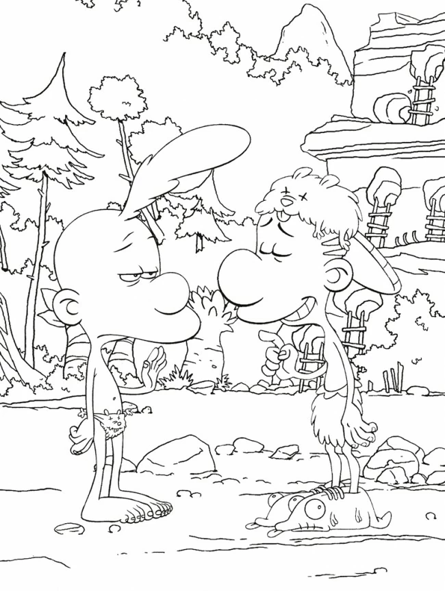 Coloriage gratuit Titeuf #33765 de la collection Dessins animés et séries animées à imprimer
