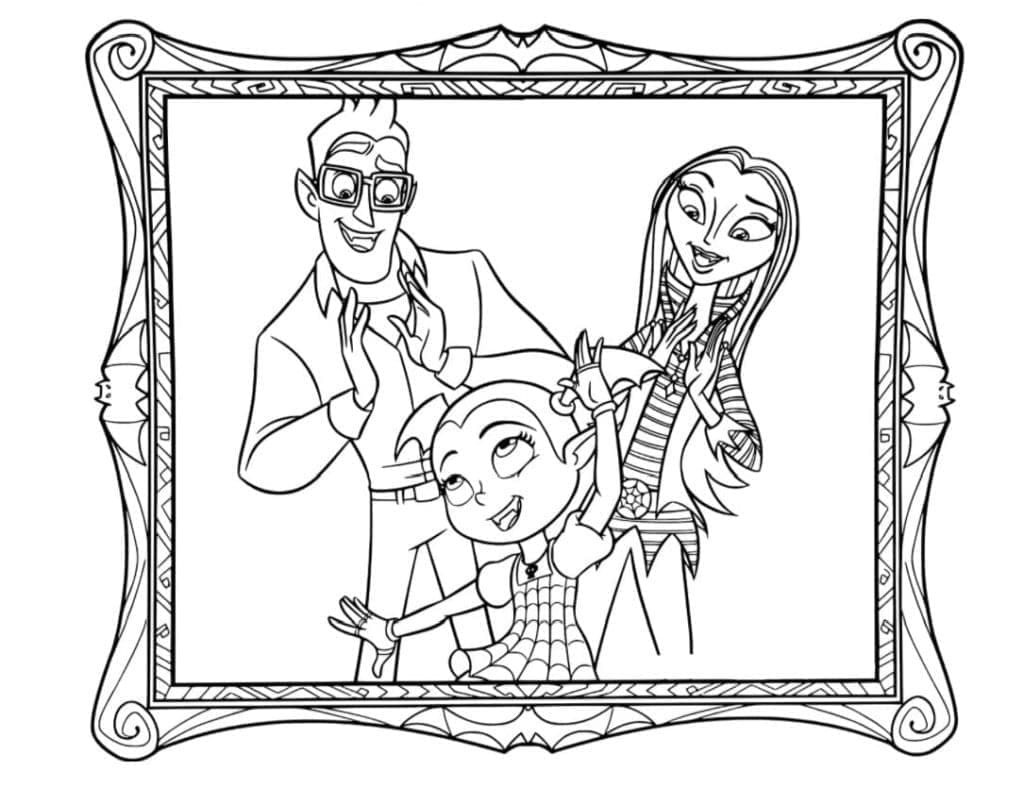 Coloriage gratuit pour enfants et adultes Vampirina #198597, collection Dessins animés et séries animées