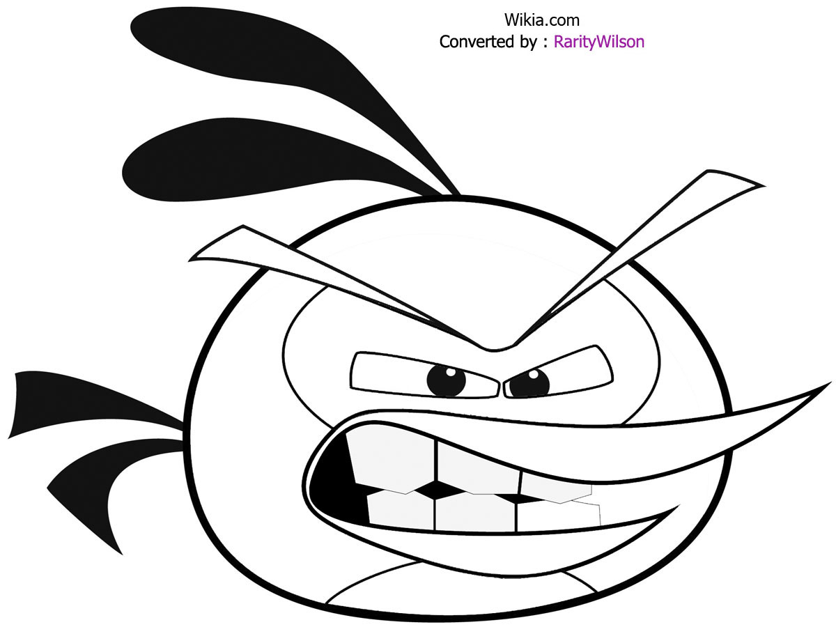 Dessin à colorier: Angry Birds (Dessins Animés) #25032 - Coloriages à Imprimer Gratuits