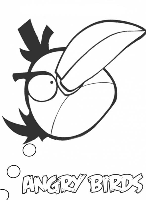 Dessin à colorier: Angry Birds (Dessins Animés) #25103 - Coloriages à Imprimer Gratuits